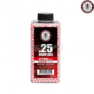 Tracer bb's bottle 0.25gr 2700bb red g&g (gg-07267)