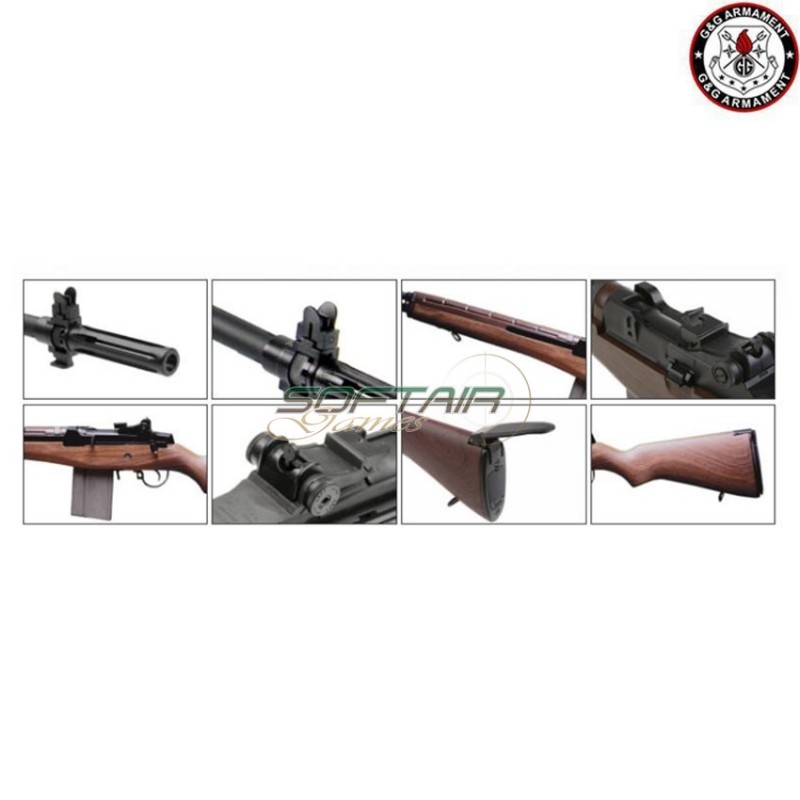 Electric rifle type 57 r.o.c. m14 gr14 real wood stock g&g (gg-gr14)