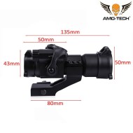 New generation m2 dot cantilever black amo-tech® (amt-m2-bk)