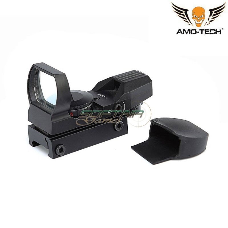 New generation open reflex dot 22mm mount black amo-tech® (amt-hd101-22mm-bk)