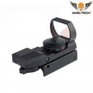 New generation open reflex dot 22mm mount black amo-tech® (amt-hd101-22mm-bk)
