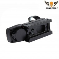 New generation open reflex dot 22mm mount black amo-tech® (amt-hd101-22mm-bk)