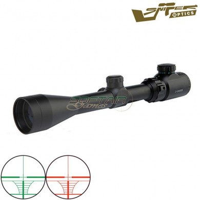 Ottica reticolo illuminato 3-9x40eg black sniper optics® (so-3-9x40eg)