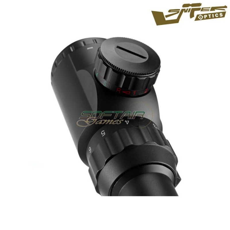 Ottica reticolo illuminato 3-9x40eg black sniper optics® (so-3-9x40eg)