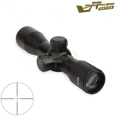Ottica 4x32 short black sniper optics® (so-4x32-short)