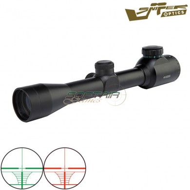 Scope illuminated reticle 4x32eg black sniper optics® (so-4x32eg)
