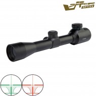 Scope illuminated reticle 4x32eg black sniper optics® (so-4x32eg)
