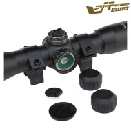 Scope illuminated reticle 4x32eg short black sniper optics® (so-4x32eg-short)