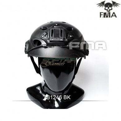 Helmet special force recon tactical black fma (fma-tb1246-bk)
