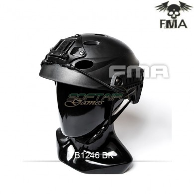 Elmetto special force recon tactical black fma (fma-tb1246-bk)