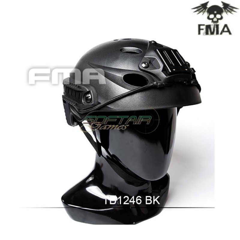 Helmet special force recon tactical black fma (fma-tb1246-bk)