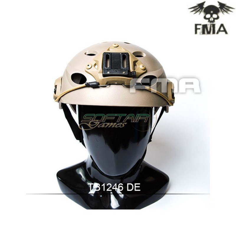 Elmetto special force recon tactical dark earth fma (fma-tb1246-de)