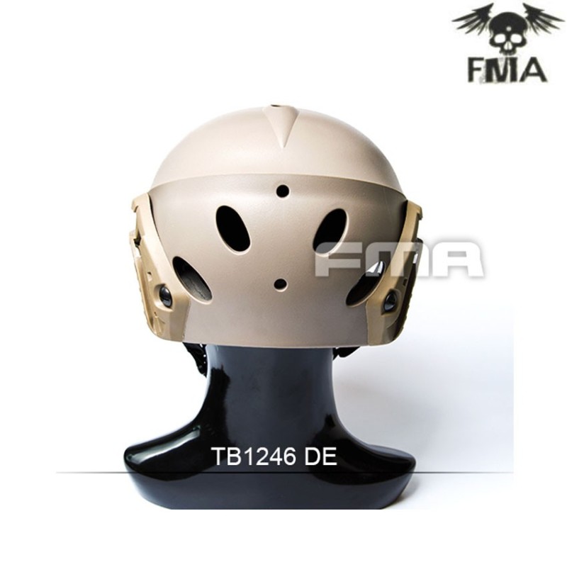 Elmetto special force recon tactical dark earth fma (fma-tb1246-de)