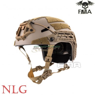 Helmet caiman ballistic tan with new liner gear fma (fma-tb1307b-tan)