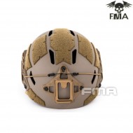 Helmet caiman ballistic tan with new liner gear fma (fma-tb1307b-tan)