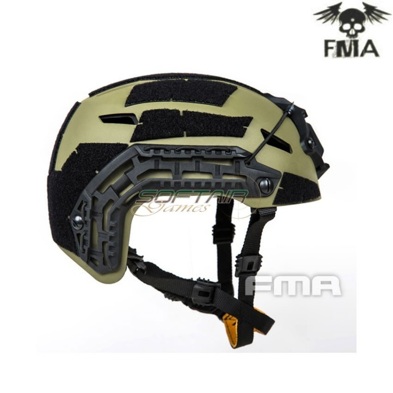 Helmet caiman ballistic ranger green with new liner gear fma (fma-tb1307b-rg)