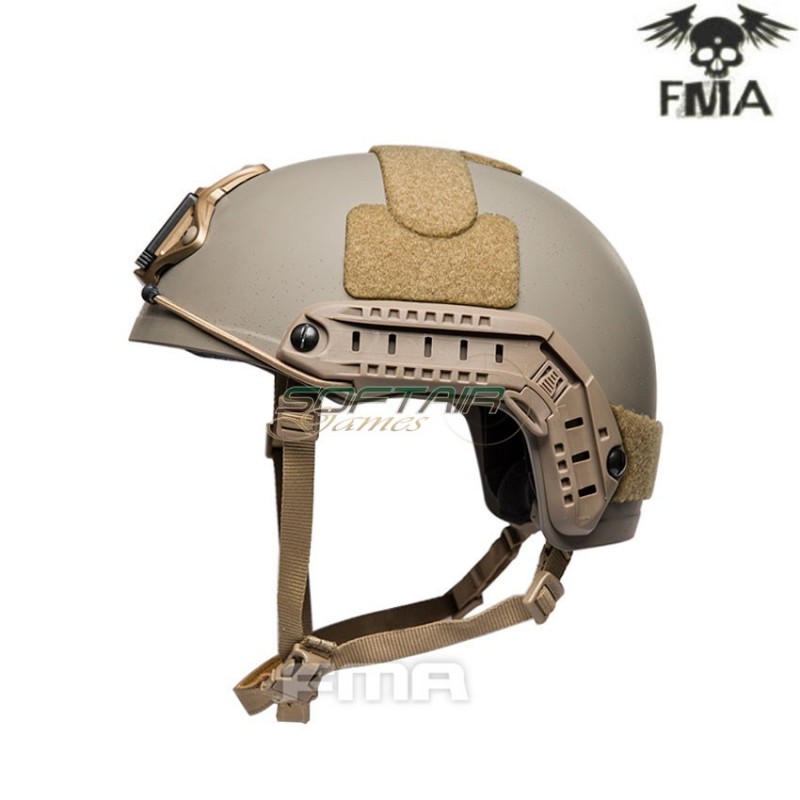 Helmet ballistic aramid thick & heavy verison dark earth fma (fma-tb1321/tb1322-de)