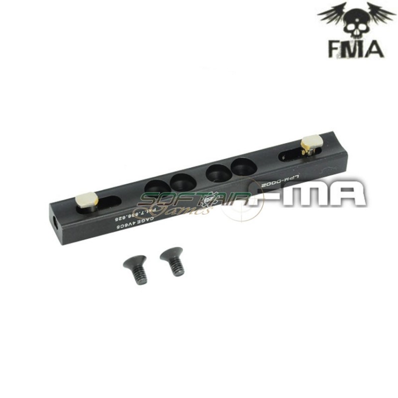 Lowpro flashlight mount ss style black fma (fma-tb385)