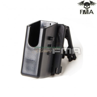 Ghost straight 360 type black pistol magazine pouch fma (fma-tb1110-bk)