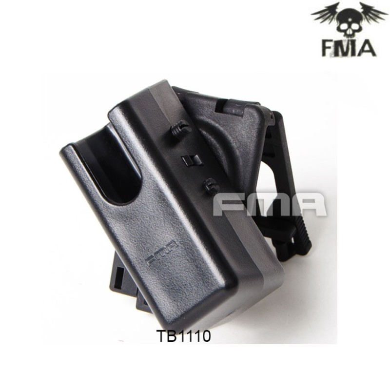 Tasca porta caricatore pistola ghost 360 straight type black fma (fma-tb1110-bk)