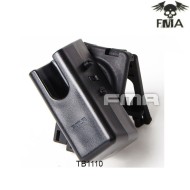 Tasca porta caricatore pistola ghost 360 straight type black fma (fma-tb1110-bk)