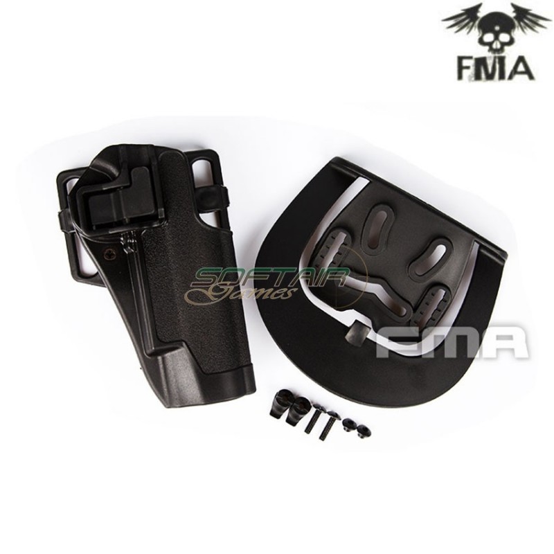 Rigid holster cqc serpa style 1911 gov. black fma (fma-tb1155-bk)