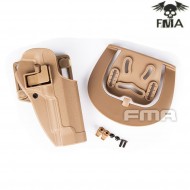 Rigid holster cqc serpa style m92 dark earth fma (fma-tb1158-de)