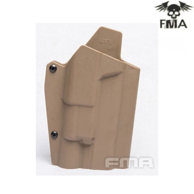 Rigid holster glock g17l dark earth fma (fma-tb1329-de)