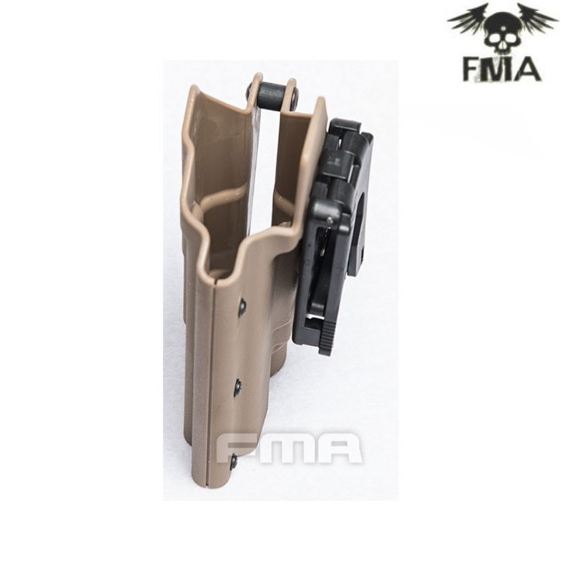 Rigid holster glock g17l dark earth fma (fma-tb1329-de)