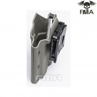 Rigid holster glock g17l foliage green fma (fma-tb1329-fg)