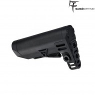 Stock black m4 invicta style black saigo defense (sd-sav1040)