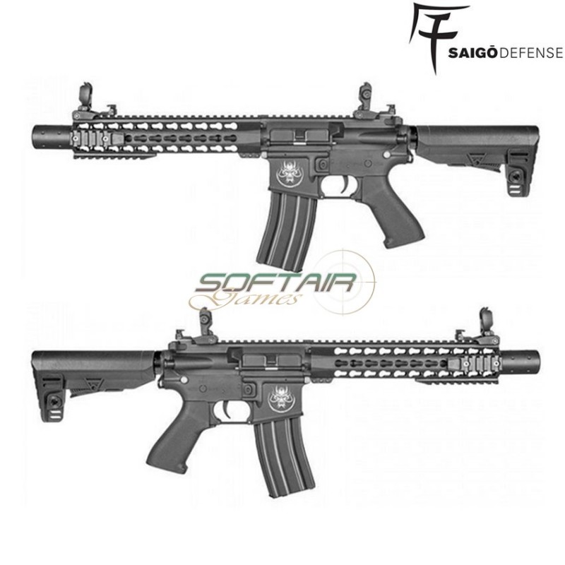 Electric rifle kenji long black saigo defense (sd-sgm4001b)