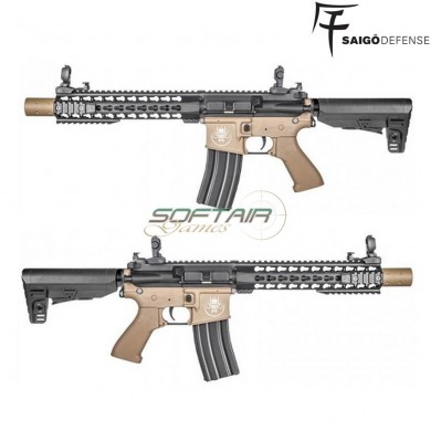Electric rifle kenji long two tone saigo defense (sd-sgm4001t)