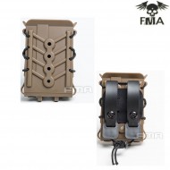 Pistol magazine pouch 7.62 hsg style dark earth fma (fma-tb1336-de)