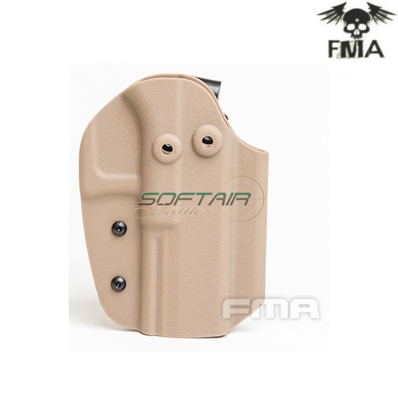 Rigid kydex holster for glock dark earth type a fma (fma-tb1340-de-a)