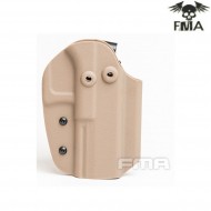 Rigid kydex holster for glock dark earth type b fma (fma-tb1340-de-b) Rigid kydex holster for glock dark earth type b fma (fma-tb1340-de-b)