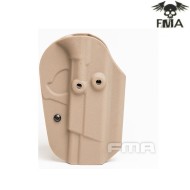 Rigid kydex holster for m92 dark earth type b fma (fma-tb1341-de-b)