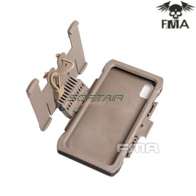 Iphonexs max mobile pouch for molle system dark earth fma (fma-tb1324-de)