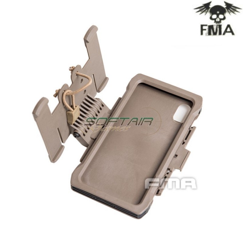 Tasca iphonexs max mobile per sistema molle dark earth fma (fma-tb1324-de)