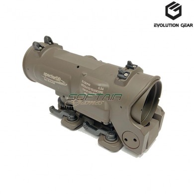 Scope a-dr elcan gen.3 1-4x mil-spec ver. dark brown evolution gear® (evg-le-01-db)