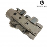 Ottica a-dr elcan gen.3 1-4x mil-spec ver. dark brown evolution gear® (evg-le-01-db)