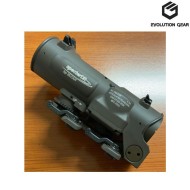 Ottica a-dr elcan gen.3 1-4x mil-spec ver. dark brown evolution gear® (evg-le-01-db)