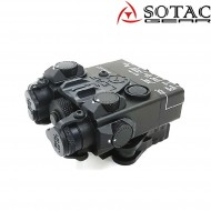 Dbal-a2 peq laser/torcia/ir point black sotac gear (sg-jgq-3-bk-red)