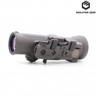 Ottica a-dr elcan 1.5-6x mil-spec 7.62 dark brown evolution gear® (evg-le-02-db)