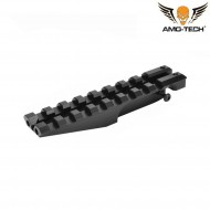 Slitta ak posteriore rail mount amo-tech® (amt-as-m034-bk)