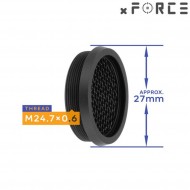 Flip-up cover con killflash black per xtps/t1/t2 dot sight xforce (xf-xa002blk)