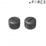 Set 2 screw cover black for xtps/t1/t2 dot sight xforce (xf-xa004blk)