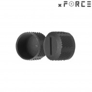 Set 2 screw cover black per xtps/t1/t2 dot sight xforce (xf-xa004blk)