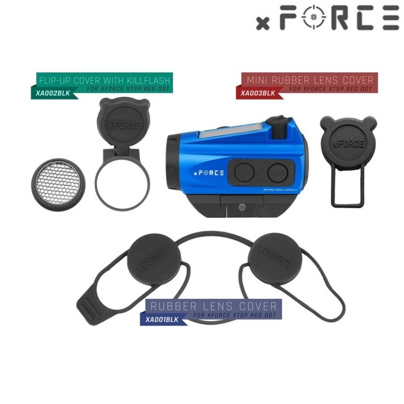 Dot sight xtps con low mount blue xforce (xf-xr001ble)