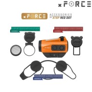 Dot sight xtps con low mount orange xforce (xf-xr001orn)